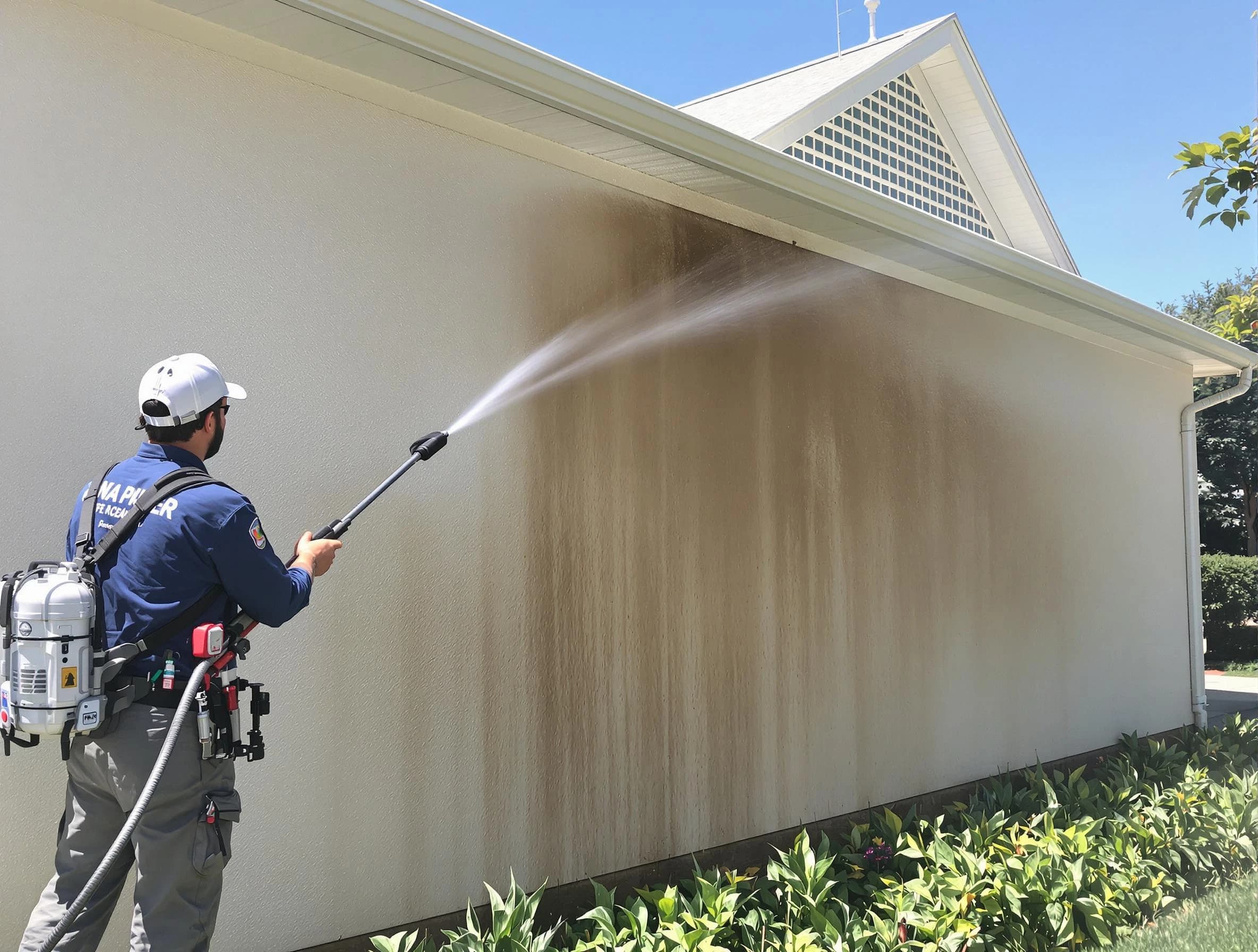 Brecksville Power Washing expert providing thorough power washing service in Brecksville