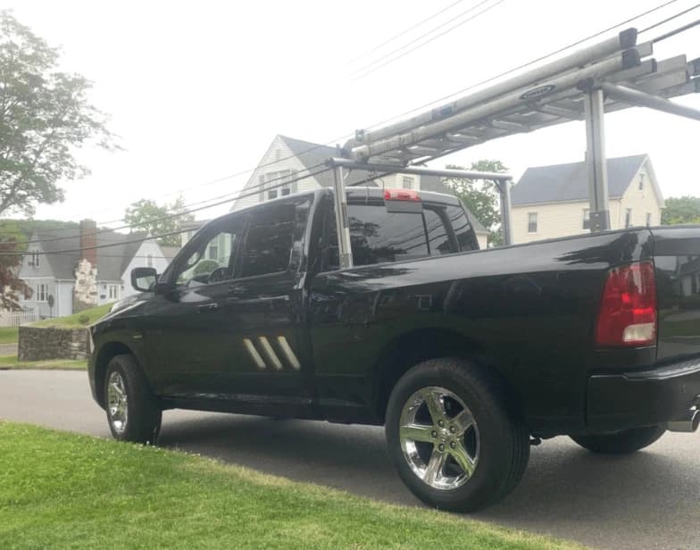 Fleet vehicle cleaning service being performed by Brecksville Power Washing in Brecksville